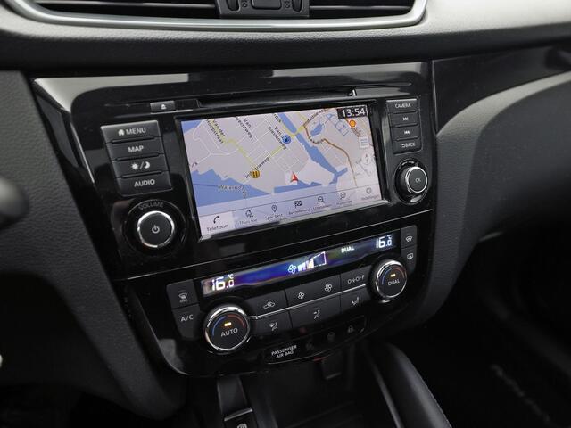 Nissan QASHQAI 1.3 DIG-T N-Motion (PANORAMADAK, NAVIGATIE, CAMERA, TREKHAAK, STOELVERWARMING, SPORTSTOELEN, GETINT GLAS, CRUISE, NIEUWSTAAT)