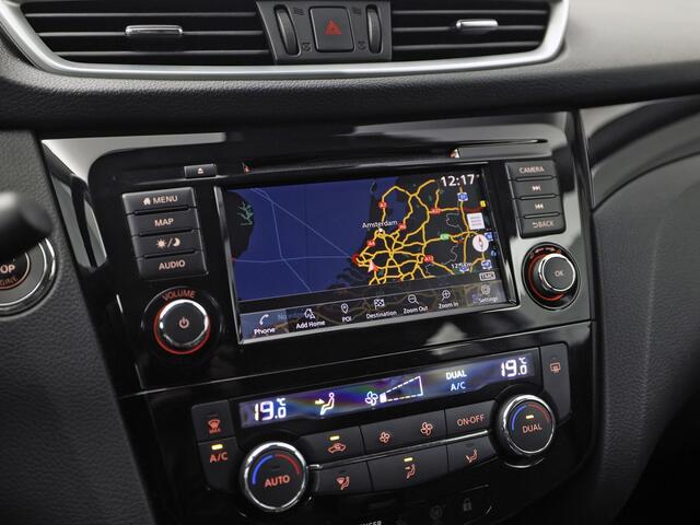 Nissan QASHQAI 1.3 DIG-T Sport 159Pk Automaat (PANORAMADAK, APPLE CARPLAY, NAVIGATIE, 360 CAMERA, GETINT GLAS, SPORTSTOELEN, TREKHAAK, LANE ASSIST, CRUISE, NIEUWSTAAT)