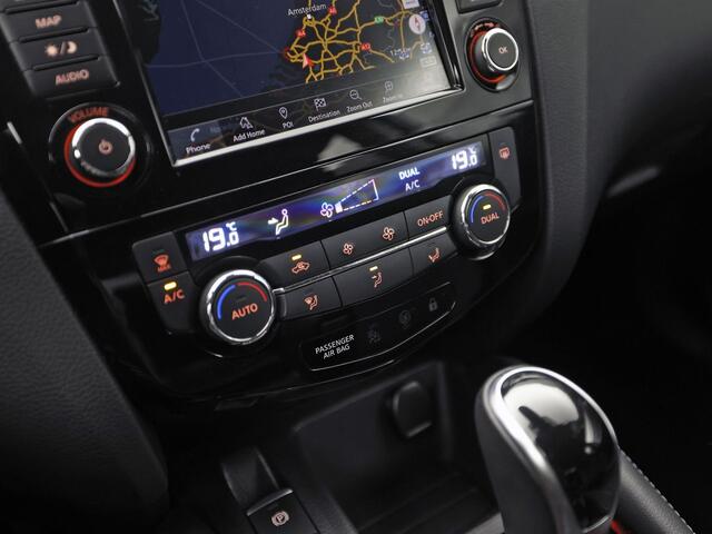 Nissan QASHQAI 1.3 DIG-T Sport 159Pk Automaat (PANORAMADAK, APPLE CARPLAY, NAVIGATIE, 360 CAMERA, GETINT GLAS, SPORTSTOELEN, TREKHAAK, LANE ASSIST, CRUISE, NIEUWSTAAT)