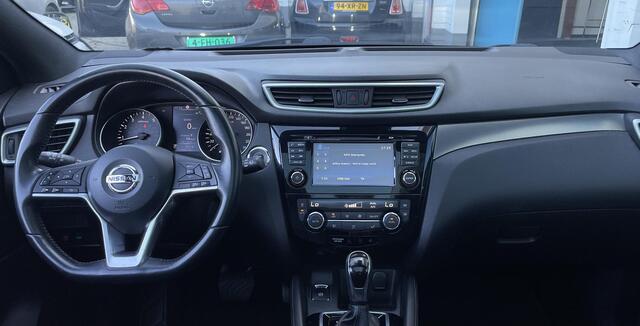 Nissan QASHQAI 1.2 Tekna + 116PK | ZEER LUXE | AUTOMAAT | 2e Eigenaar | NL AUTO | NAP | BOSE | Trekhaak | 360 Camera | Panoramadak | Leder | Memory | Elektrische Stoel | 19 Inch | Keyless |