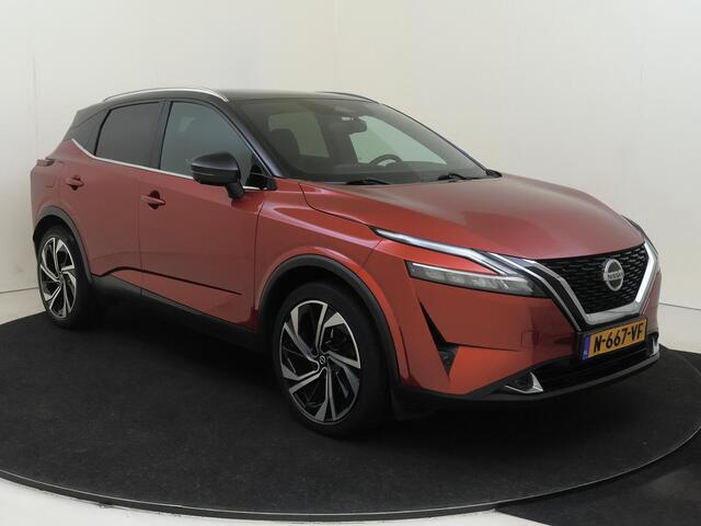 Nissan QASHQAI 1.3 MHEV Xtronic Tekna Plus | Stoel, stuur en voorruit verwarming | Bose Audio | Head-up Display | Panoramadak | Stoelmassage | Achteruitrijcamera