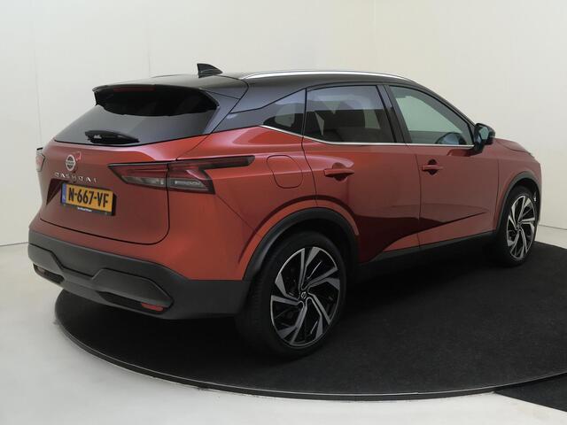 Nissan QASHQAI 1.3 MHEV Xtronic Tekna Plus | Stoel, stuur en voorruit verwarming | Bose Audio | Head-up Display | Panoramadak | Stoelmassage | Achteruitrijcamera
