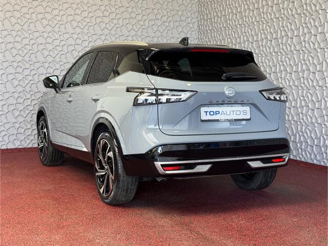 Nissan QASHQAI 1.3 160PK BENZINE 4CILINDER 1800KG TREKVERM TEKNA PLUS BOSE 2-TONE 20''LMV LEER ALCANTARA PANO MASSAGE BOSE STOEL/STUUR/RUIT VERW MATRIX.LED ELEK.KLEP HEADUP 20''LMV GOOGLE NAVI copy