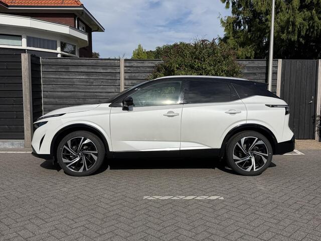 Nissan QASHQAI Tekna Plus 1.3 MHEV 158PK Xtronic Automaat Navigatie, Rondomzichtcamera, Keyless, Panoramadak, Elektrische Kofferbak, Stoelverwarming, Massage