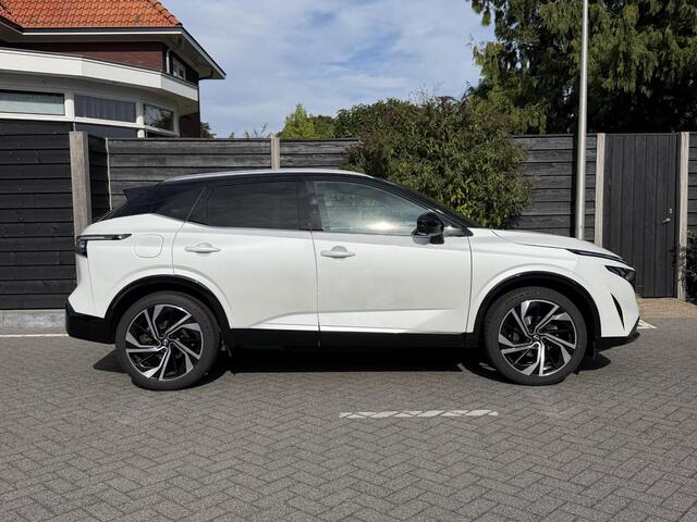 Nissan QASHQAI Tekna Plus 1.3 MHEV 158PK Xtronic Automaat Navigatie, Rondomzichtcamera, Keyless, Panoramadak, Elektrische Kofferbak, Stoelverwarming, Massage