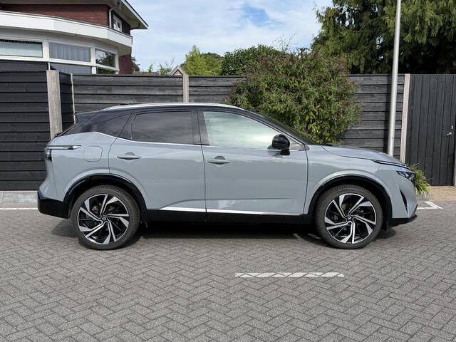Nissan QASHQAI Tekna Plus 1.3 MHEV 158PK Xtronic Automaat Navigatie, Rondomzichtcamera, Keyless, Panoramadak, Elektrische Kofferbak, Stoelverwarming, Massage