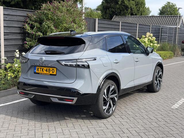 Nissan QASHQAI Tekna Plus 1.3 MHEV 158PK Xtronic Automaat Navigatie, Rondomzichtcamera, Keyless, Panoramadak, Elektrische Kofferbak, Stoelverwarming, Massage