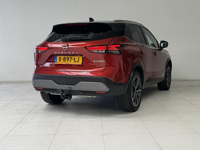 Nissan QASHQAI 1.5 e-Power Tekna | Navigatie | 360° Camera | Trekhaak | Panoramadak | All-Season Banden | Stoelverwarming |