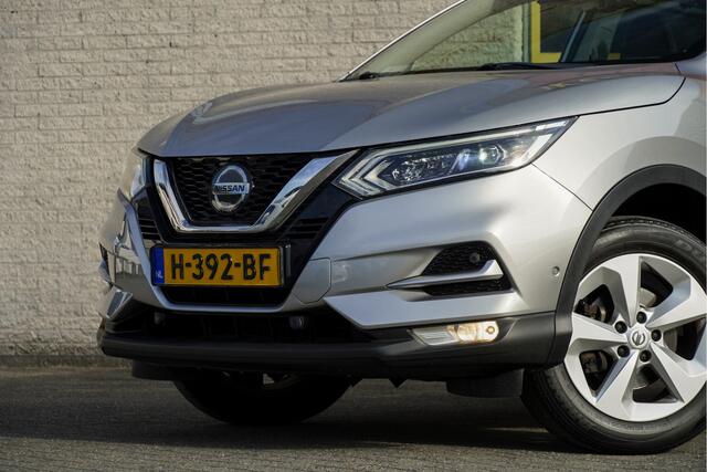 Nissan QASHQAI 1.3 DIG-T 141PK! Business Edition BJ2020 Lmv 17" | Led V+A | Pdc | Keyless entry | Panoramadak | Verwarmde voorruit | 360° Camera | Navi | Climate control | Cruise control | Elek. Be stoel | Verwarmde voorstoelen | Extra getint glas