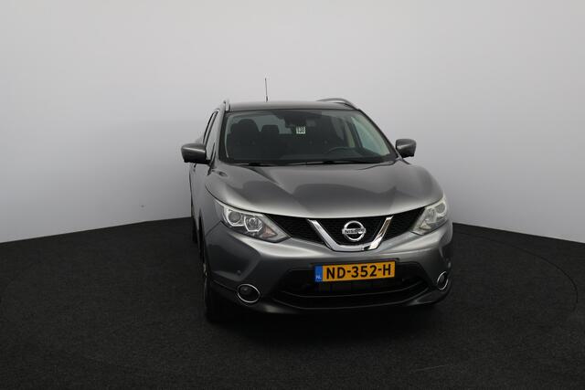 Nissan QASHQAI 1.2 N-Connecta/ Trekhaak/ Panorama-Dak/ 18'' LMV/ Keyless/ 360° Camera/ Lane-Assist./ Navi/ Clima/ Cruise/ Elek. pakket/ Isofix/ Bluetooth/ Multi. LEDER. Stuur/ Mistl./ PDC V+A/ Extra getint glas/ Dakrails.