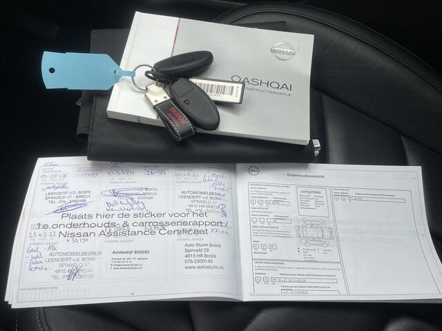 Nissan QASHQAI 1.6 DIG-T 163 Pk Tekna Plus Navigatie, Panoramadak, Leder, LED, 19"Lm, 360 Camera, Stoel verwarming,