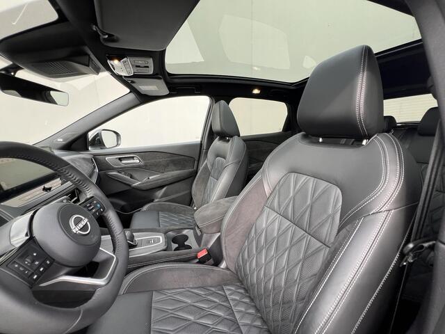 Nissan QASHQAI 1.3 MHEV Xtronic Tekna Plus / Dealer onderhouden / Fabrieksgarantie tot 10-2028 / 1.800 kg trekgewicht / HUD / BOSE audio / Panorama dak / Stuur- & stoelverwarming / Massage stoelen / Elektrische stoelen & klep / Apple Carplay Android / 20" LM wielen & All Season banden /
