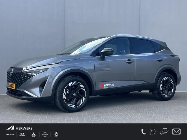Nissan QASHQAI 1.3 MHEV Xtronic N-Connecta / Apple Carplay&Android Auto / Cold Pack / 360 Camera / Cruise Control Adaptief / Keyless Entry/Start / Navigatie / Airco / 18'' Lichtmetalen Velgen /