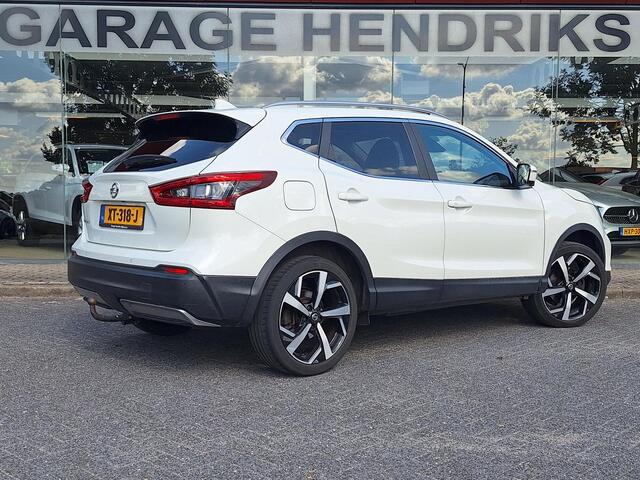 Nissan QASHQAI 1.2 Tekna + | Pano | Trekhaak | NAP | Leder | 360Cam | Navi | Climate | LED | Onderhoudshistorie |