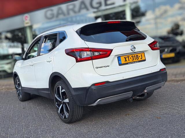 Nissan QASHQAI 1.2 Tekna + | Pano | Trekhaak | NAP | Leder | 360Cam | Navi | Climate | LED | Onderhoudshistorie |
