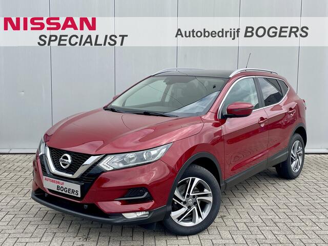 Nissan QASHQAI 1.3 DIG-T Acenta Automaat Navigatie ( via Apple Carplay/Android Auto ), Panoramadak, Trekhaak, 17"Lm, Achteruitrijcamera