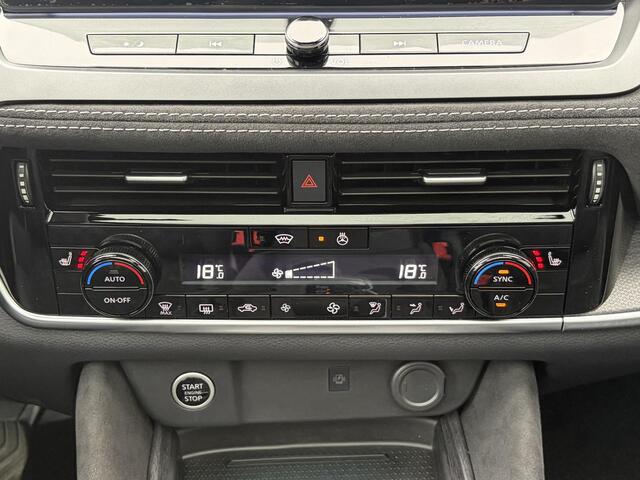 Nissan QASHQAI 1.3 MHEV Xtronic Tekna Plus / Fabrieksgarantie tot 10-2028 / All season banden / Panoramadak / Trekgewicht 1800 kg / Head Up Display / Elektrische achterklep / Voorstoel met massage functie / Bose Audio Systeem / Stuur Stoel & Voorruit verwarming /