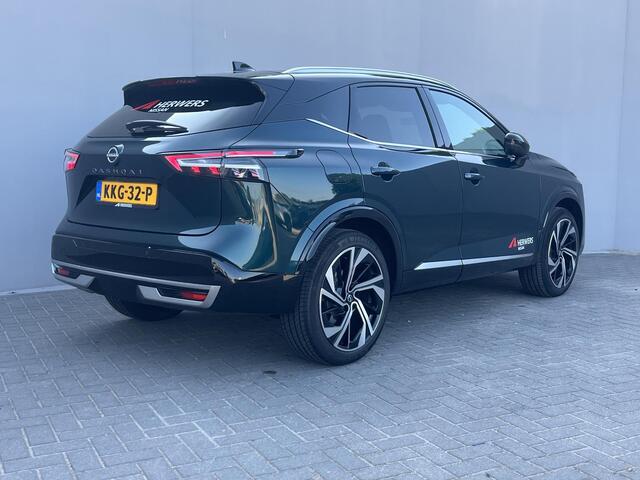 Nissan QASHQAI 1.3 MHEV Xtronic Tekna Plus / 10 Jaar Nissan More / Panoramadak / HUD / BOSE / ACC / Luxe Lederen Bekleding / Stoel Massage / Stoel & Stuurwiel Verwarming / Elektr. Stoelen / Elektr. Achterklep / Memory Stoelen /