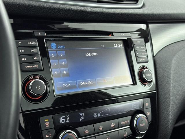 Nissan QASHQAI 1.2 Tekna 115PK | Panoramadak | Navigatie | 360 Graden Camera | Stoelverwarming | Climate Control | 19'' Inch Velgen | Half-Lederen Bekleding