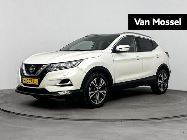 Nissan QASHQAI 1.3 DIG-T N-Motion | Airco Automatisch | Around View Camera | Panoramadak | Stoel- Stuur- en Voorruitverwarming | All Seasonbanden | Keyless |