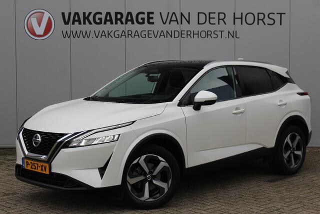 Nissan QASHQAI 1.3 158 PK MHEV N-Connecta Mooie, chique en luxe Nissan, hoge in- en uitstap ! Panoramadak, Cruise Controle, Climate Controle, Pdc V/A, Keyless Entre