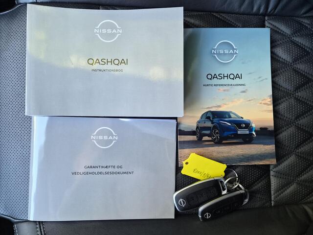 Nissan QASHQAI 1.3 MHEV Xtronic Tekna Plus / Dealer onderhouden / Elektrisch achterklep / All season banden / head-up display / Panoramadak / Apple Carplay Android Auto / Trekgewicht 1.400 kg / Keyless Entry/Start / rondomzicht camera / Stuur- Stoel & Voorruitverwarming /