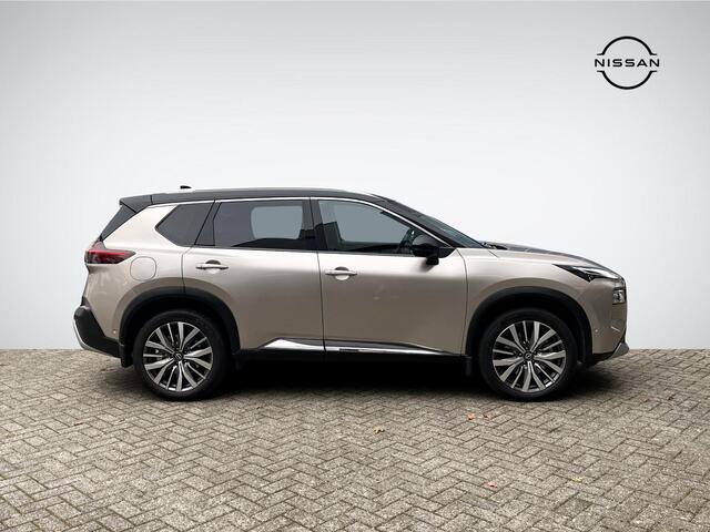 Nissan X-TRAIL 1.5 e-4orce Tekna 4WD Panoramadak | Trekhaak Afneembaar | 20'' Velgen | Head-Up Display | Adapt. Cruise Control | Leder | Stuur- + Stoelverwarming | Rijklaarprijs!