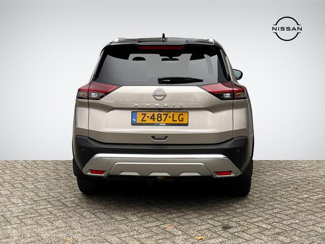 Nissan X-TRAIL 1.5 e-4orce Tekna 4WD Panoramadak | Trekhaak Afneembaar | 20'' Velgen | Head-Up Display | Adapt. Cruise Control | Leder | Stuur- + Stoelverwarming | Rijklaarprijs!