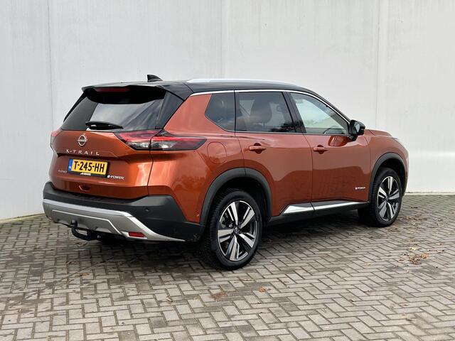 Nissan X-TRAIL 1.5 e-4orce Tekna Plus 4WD 7p. / Trekhaak (1650 Trekgewicht) / Schuif-/Kanteldak / 7 Persoons / Lederen Bekleding / Cruise Control Adaptief / Elektrische Achterklep