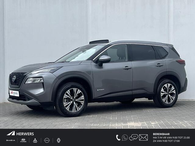 Nissan X-TRAIL 1.5 e-4orce N-Connecta 4WD 7p. / 1650KG Trekgewicht / Schuif-/kanteldak / 360* Camera / Adaptieve cruise control / Dodehoekdetectie / Navigatie