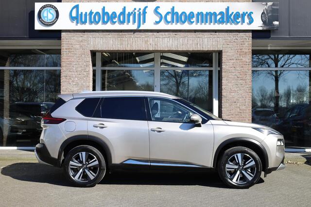 Nissan X-TRAIL 1.5 Tekna Plus 7-Pers. PRO-PILOT LEER 2xMEMORY HUD ACC 360-CAMERA RUIT/STUUR/4xSTOELVERWARMING DAB CARPLAY SFEERVERLICHTING ELEK.ACHTERKLEP 19"LMV