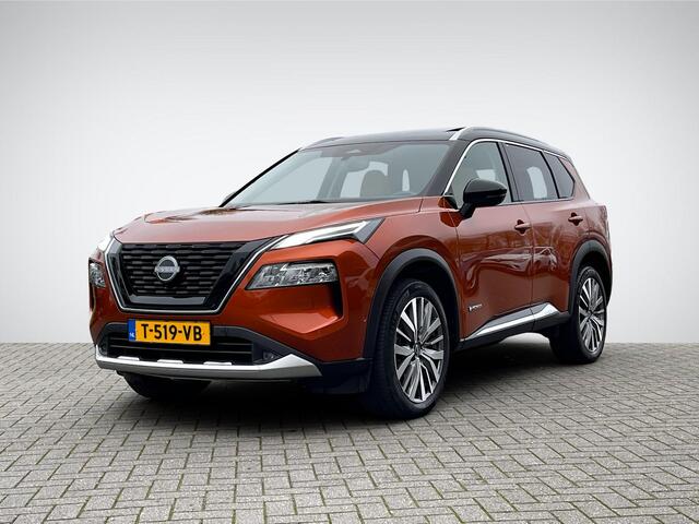 Nissan X-TRAIL 1.5 e-4orce Tekna Plus 4WD 7p. Unieke Samenstelling! | Panoramadak | Nappa Leder 'Bruin' | BOSE Audio | Geheugenstoelen | Head-Up Display | Stuur- + Stoelverwarming | Rijklaarprijs!