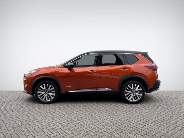 Nissan X-TRAIL 1.5 e-4orce Tekna Plus 4WD 7p. Unieke Samenstelling! | Panoramadak | Nappa Leder 'Bruin' | BOSE Audio | Geheugenstoelen | Head-Up Display | Stuur- + Stoelverwarming | Rijklaarprijs!