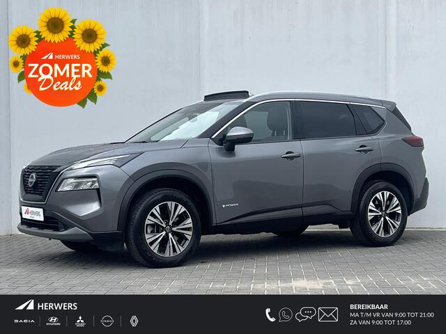 Nissan X-TRAIL 1.5 e-4orce N-Connecta 4WD 7p. / 1650KG Trekgewicht / Schuif-/kanteldak / 360* Camera / Adaptieve cruise control / Dodehoekdetectie / Navigatie