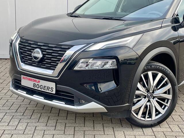 Nissan X-TRAIL 1.5 MHEV Tekna Plus Automaat 158 Pk 7 Persoons Navigatie, Schuifdak, Leder, 20"Lm, 360 Camera, LED, Head Up Display, Pro-Pilot