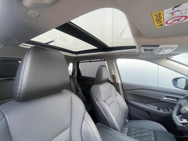 Nissan X-TRAIL 1.5 MHEV Tekna Plus Automaat 158 Pk 7 Persoons Navigatie, Schuifdak, Leder, 20"Lm, 360 Camera, LED, Head Up Display, Pro-Pilot