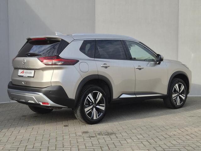 Nissan X-TRAIL 1.5 MHEV 163pk Tekna Automaat / 2000kg Trekgewicht / Fabrieksgarantie tot 06-2027<100.000km** / Allseason banden / Stuur-, Stoel en Achterbank verwarming / HUD / Rondomzicht camera / Adaptief CC / Apple Carplay Android Auto /