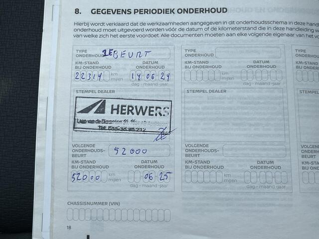 Nissan X-TRAIL 1.5 e-4orce Tekna 4WD 7p. Automaat / Trekhaak (Trekgewicht 1.650kg) / HUD / Stuur- en Stoelverwarming voor en achter / 360° Camera / Adaptieve Cruise Control / Elektrisch Verstelbare Bestuurdersstoel en Passagiersstoel met geheugenset / Climate Control / 