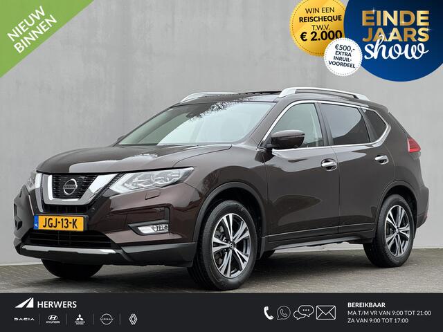 Nissan X-TRAIL 1.6 DIG-T N-Connecta 7p. / Afneembare Trekhaak (1800kg) / Elektrisch Glazen Schuif- en Kanteldak / Stoelverwarming / 360 camera / Navigatie / Cruise Control / Climate Control / DAB Radio /