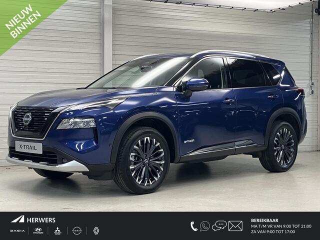 Nissan X-TRAIL 1.5 e-4orce Tekna Plus 4WD / ¤4.000,- Nissan Voorraadvoordeel! / Nieuw uit Voorraad Leverbaar / 1800 KG Trekgewicht / Glazen schuif- en kanteldak / Apple Carplay & Android Auto / Stoelverwarming Voor & Achter / Bose Audio / Elektrische Stoelen Met Geheuge