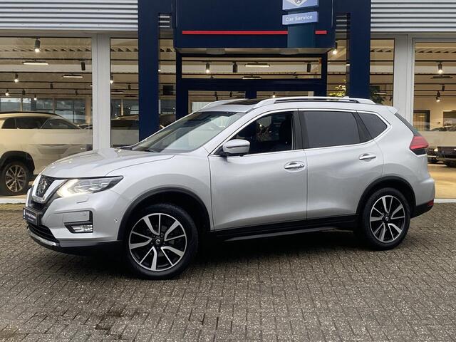 Nissan X-TRAIL 1.6 DIG-T N-Connecta / NL-Auto / 2-de Eigenaar / Dealer-Onderhouden / 163 PK / 1800KG Trekgewicht / Keyless / Open/Panodak / LED / DAB / Radio-Bluetooth / Navi / Rondom Camera's / Stoel+Stuurverwarming / Cruise-Control / Climate-Control / EKTR-Achterklep 