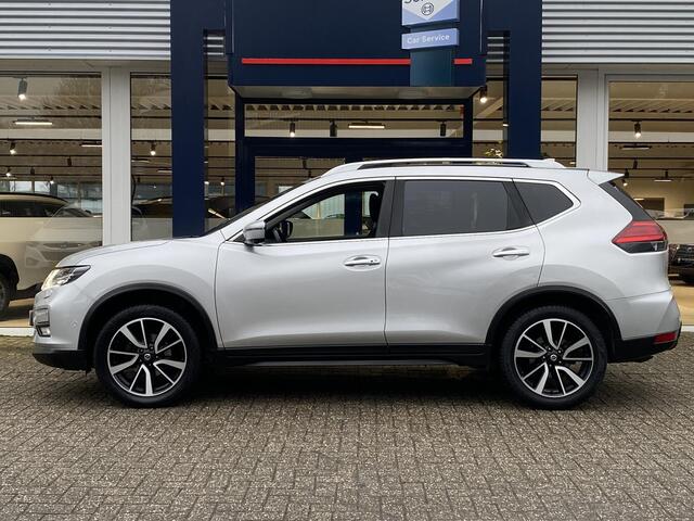 Nissan X-TRAIL 1.6 DIG-T N-Connecta / NL-Auto / 2-de Eigenaar / Dealer-Onderhouden / 163 PK / 1800KG Trekgewicht / Keyless / Open/Panodak / LED / DAB / Radio-Bluetooth / Navi / Rondom Camera's / Stoel+Stuurverwarming / Cruise-Control / Climate-Control / EKTR-Achterklep 