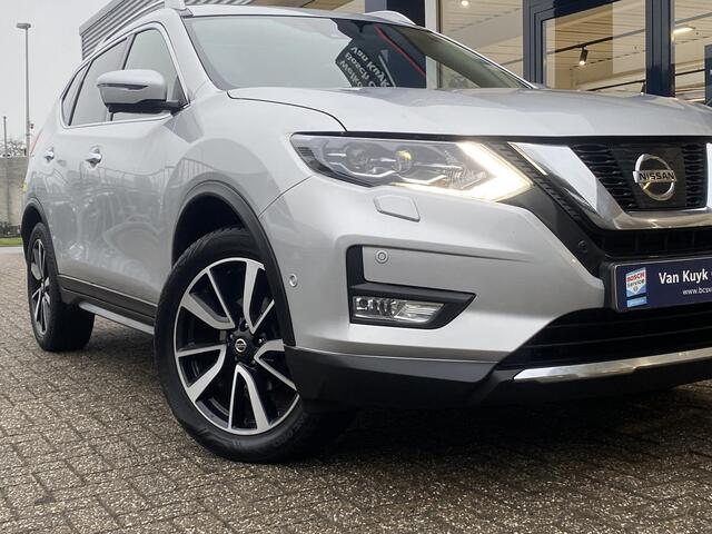 Nissan X-TRAIL 1.6 DIG-T N-Connecta / NL-Auto / 2-de Eigenaar / Dealer-Onderhouden / 163 PK / 1800KG Trekgewicht / Keyless / Open/Panodak / LED / DAB / Radio-Bluetooth / Navi / Rondom Camera's / Stoel+Stuurverwarming / Cruise-Control / Climate-Control / EKTR-Achterklep 