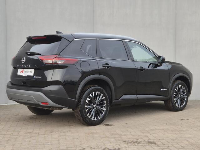 Nissan X-TRAIL 1.5 e-Power Tekna Automaat / Fabrieksgarantie tot 05-2028<100.000 / Dealer onderhouden / All Season banden / Head Up Display / Adaptief cruise control / Stuur-, Stoel & Achterbank verwarming / Elektrische achterklep /