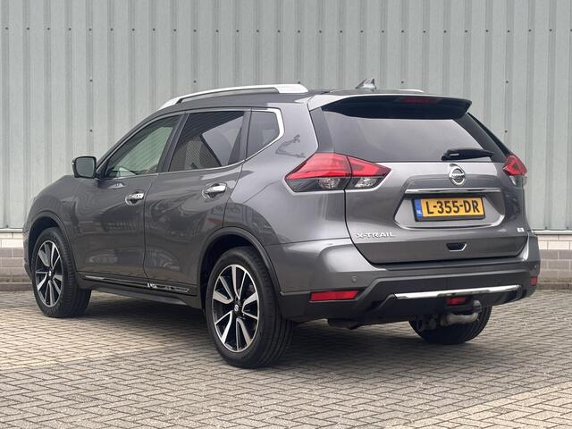 Nissan X-TRAIL 1.6 DIG-T Tekna / Trekhaak 1800 KG / Lederen Bekleding / Schuif/Kanteldak / BOSE Audio / Navigatie / 360 Graden Camera / Stoelverwarming Voor + Achter / Elektrische Kofferbak / Stuurverwarming / Elektrisch Verstelbare Bestuurdersstoel /