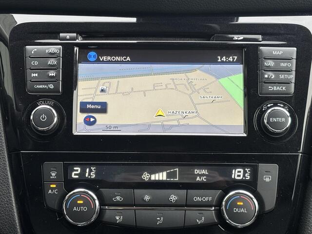 Nissan X-TRAIL 1.6 DIG-T Tekna / Trekhaak 1800 KG / Lederen Bekleding / Schuif/Kanteldak / BOSE Audio / Navigatie / 360 Graden Camera / Stoelverwarming Voor + Achter / Elektrische Kofferbak / Stuurverwarming / Elektrisch Verstelbare Bestuurdersstoel /