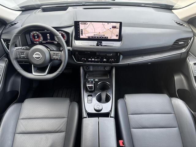 Nissan X-TRAIL 1.5 e-4orce Tekna 4WD / Fabrieksgarantie tot 01-2028 / Dealer onderhouden / 1800kg Trekgewicht / All Season banden / Stuur-, Stoel en Achterbank verwarming / Head Up Display / Elektrische achterklep / Rondomzicht camera / Adaptief CC /