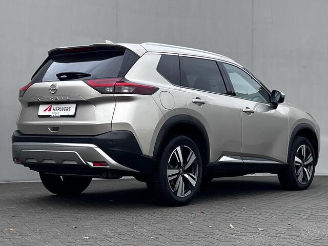 Nissan X-TRAIL 1.5 MHEV Tekna / 2000kg Trekgewicht GRATIS Vaste Trekhaak / HUD / Elektrische achterklep / Apple Carplay Android Auto / Stuur-, Stoel en achterbankverwarming / Adaptief CC / 360 ° camera / Voorruit verwarming /