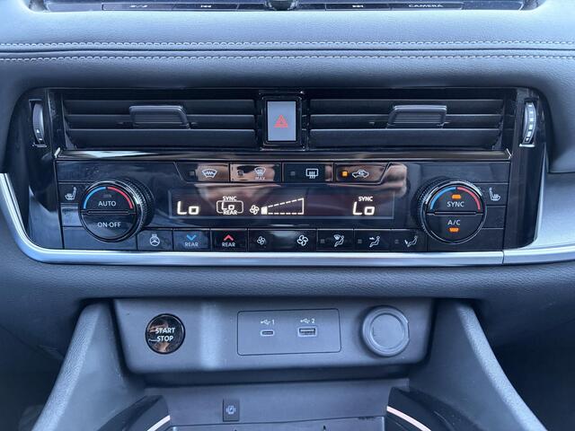 Nissan X-TRAIL 1.5 e-Power Tekna Automaat Dealer onderhouden / All Season banden / Stuur-, Stoel en Achterbank verwarming / Head Up Display / Elektrische achterklep / Rondomzicht camera / Adaptief CC /