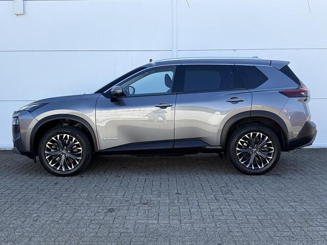 Nissan X-TRAIL 1.5 e-Power Tekna Automaat Dealer onderhouden / All Season banden / Stuur-, Stoel en Achterbank verwarming / Head Up Display / Elektrische achterklep / Rondomzicht camera / Adaptief CC /